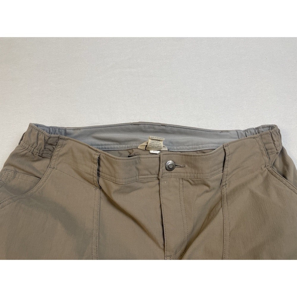 Duluth Trading Carpenter Pants 14x31" Curvesetter Elastic Waistband Cargo Khaki - Picture 13 of 16